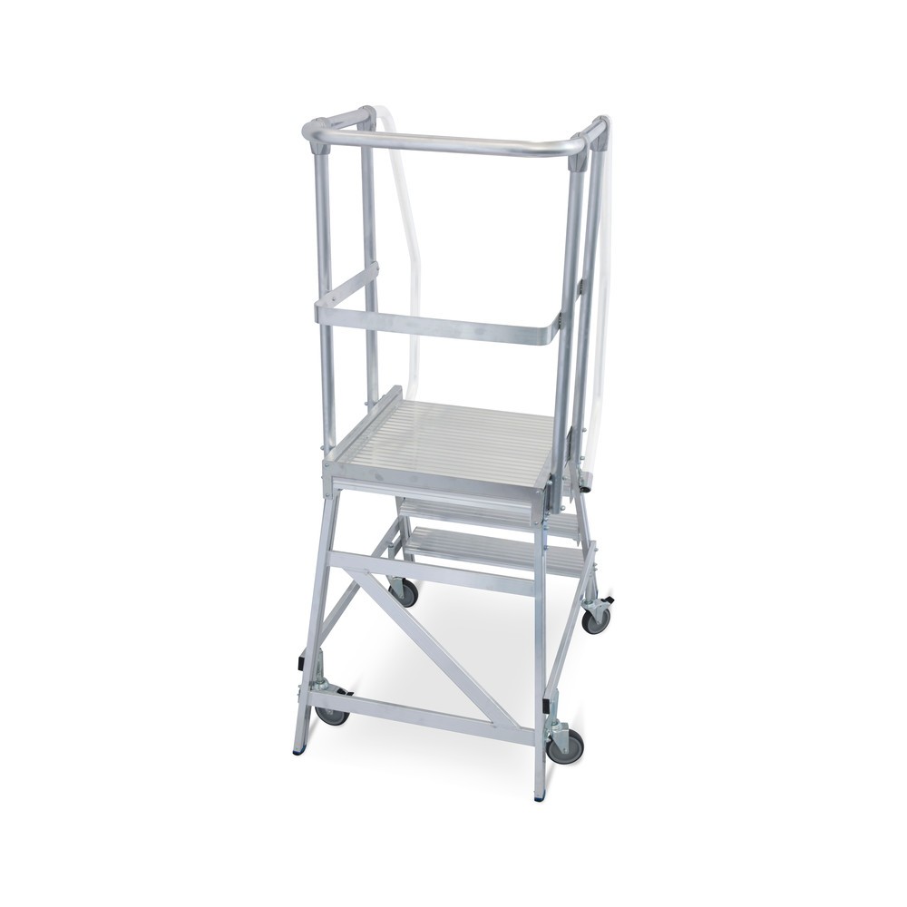 N° de l'image du produit 6 : Échelle à plate-forme KRAUSE®, mobile, hauteur déployée 0,95 m