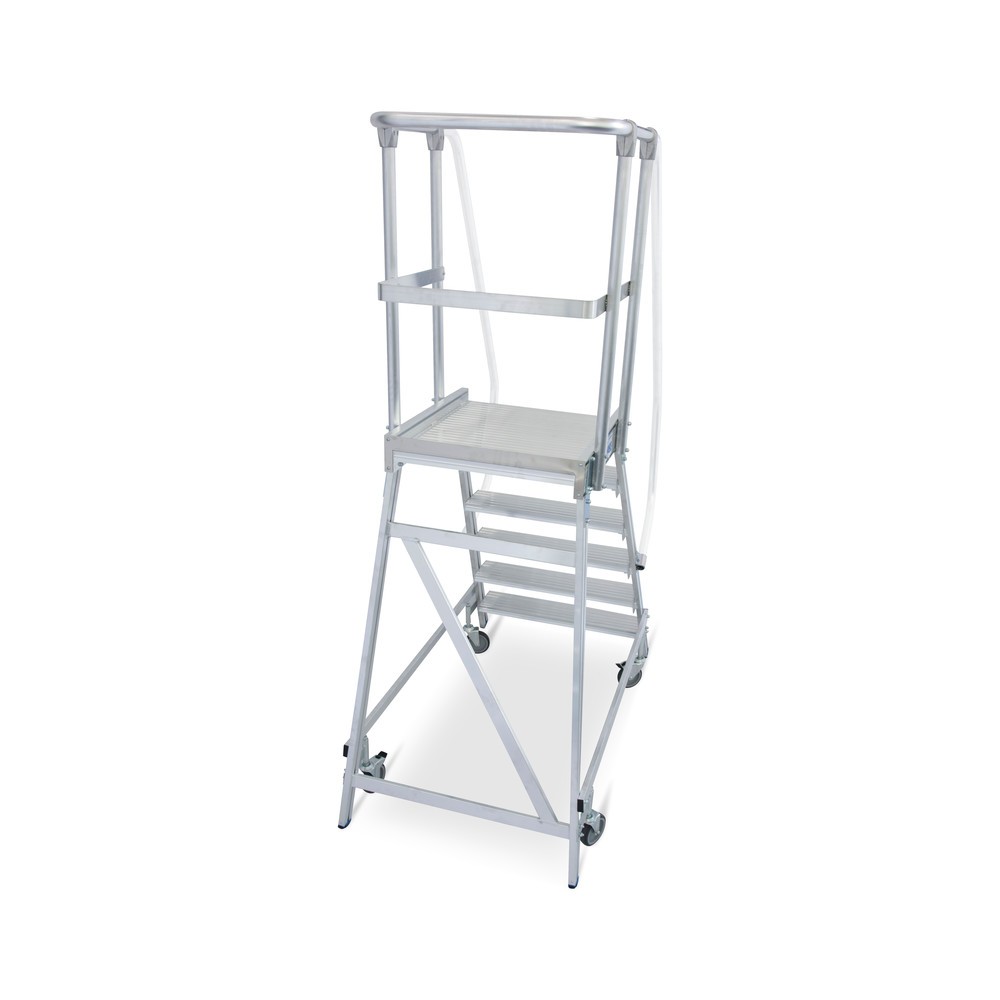 N° de l'image du produit 6 : Échelle à plate-forme KRAUSE®, mobile, hauteur déployée 1,45 m
