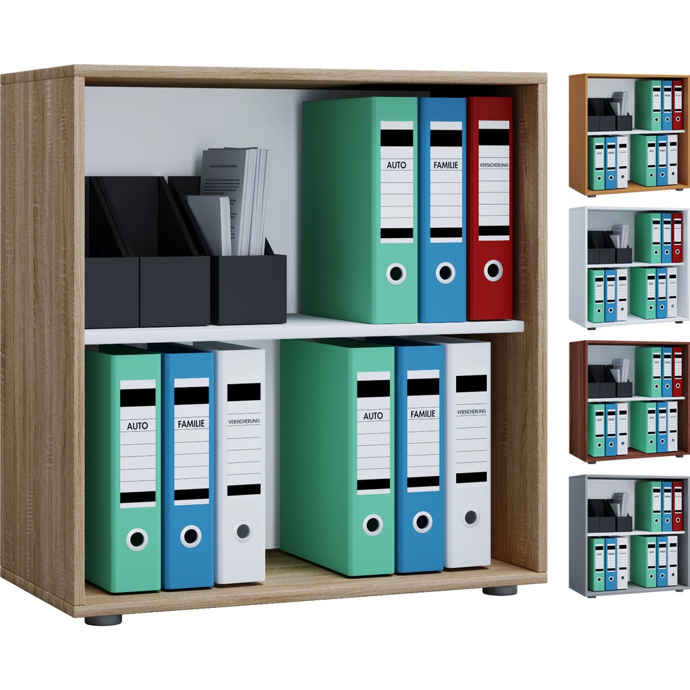 N° de l'image du produit 2 : Lona Tablette de bureau, 2 compartiments, HxlxP 740 x 700 x 400 mm, blanc