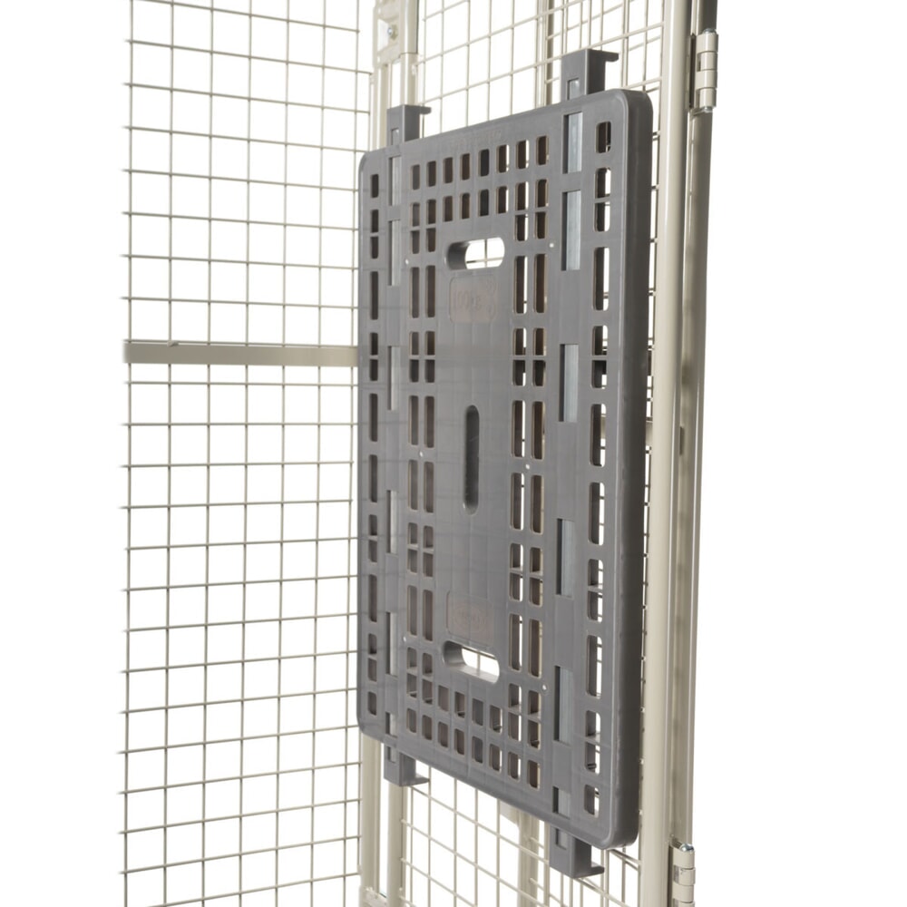 N° de l'image du produit 2 : Plateau intermédiaire Prestar en plastique pour conteneur à roulettes WLP