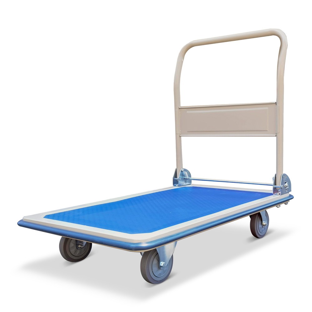 Product afbeelding: Plaatstaal vouwplateauwagen laadcapaciteit 150 kg BxD 480 x 740 mm
