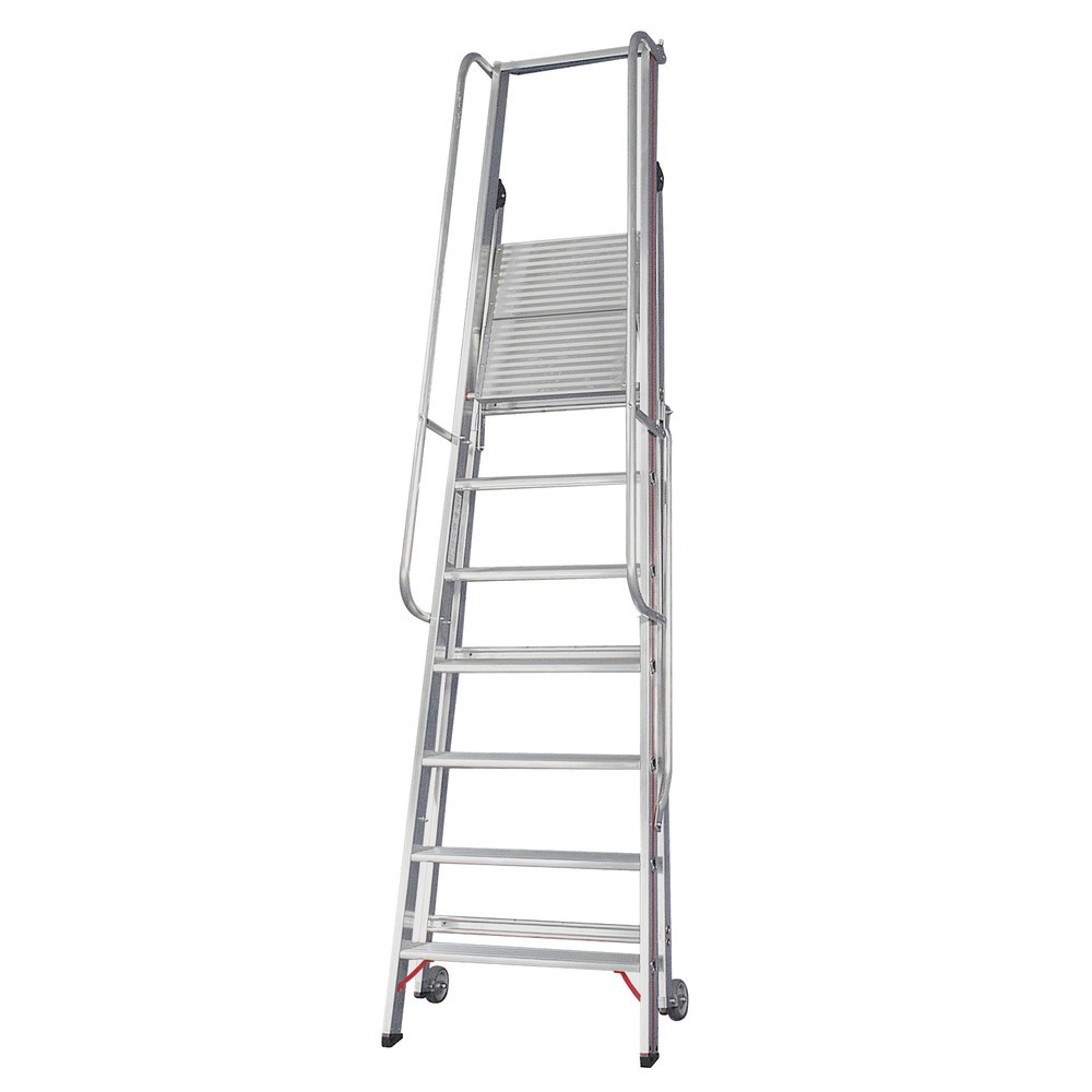 Productafbeelding nr. 2: Platformladder HYMER met kantelwielen, stahoogte 0,95 m