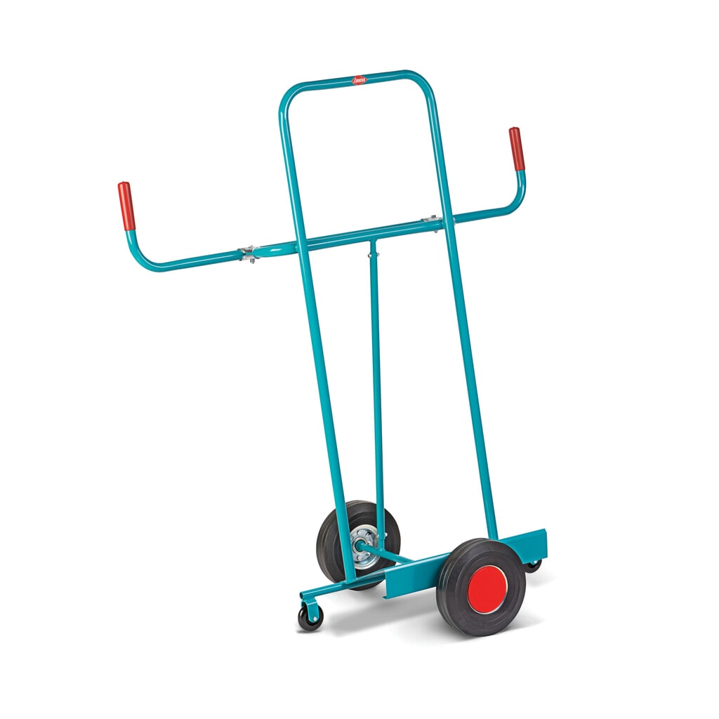 Plattenkarre Ameise®, mit Schiebebügel, TK 250 kg, Vollgummi-Bereifung Produktabbildung: Plattenkarre Ameise®, mit Schiebebügel, TK 250 kg, Vollgummi-Bereifung