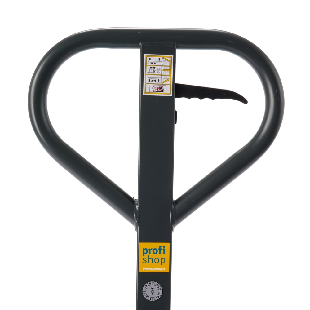 Číslo obrázku produktu 2: Nízký ruční paletový vozík Ameise® PTM 1.5 Low, nosnost 1500 kg, délka vidlí 1150 mm, plná pryž/polyuretan, tandemová kolečka