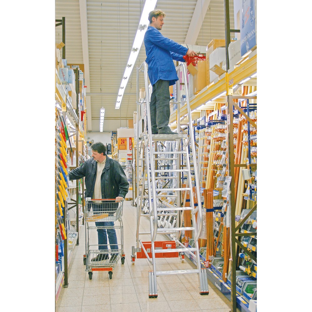 Číslo obrázku produktu 4: Plošinový žebřík KRAUSE® Vario, zátěž 20 kg, výška při postavení 1,10 m