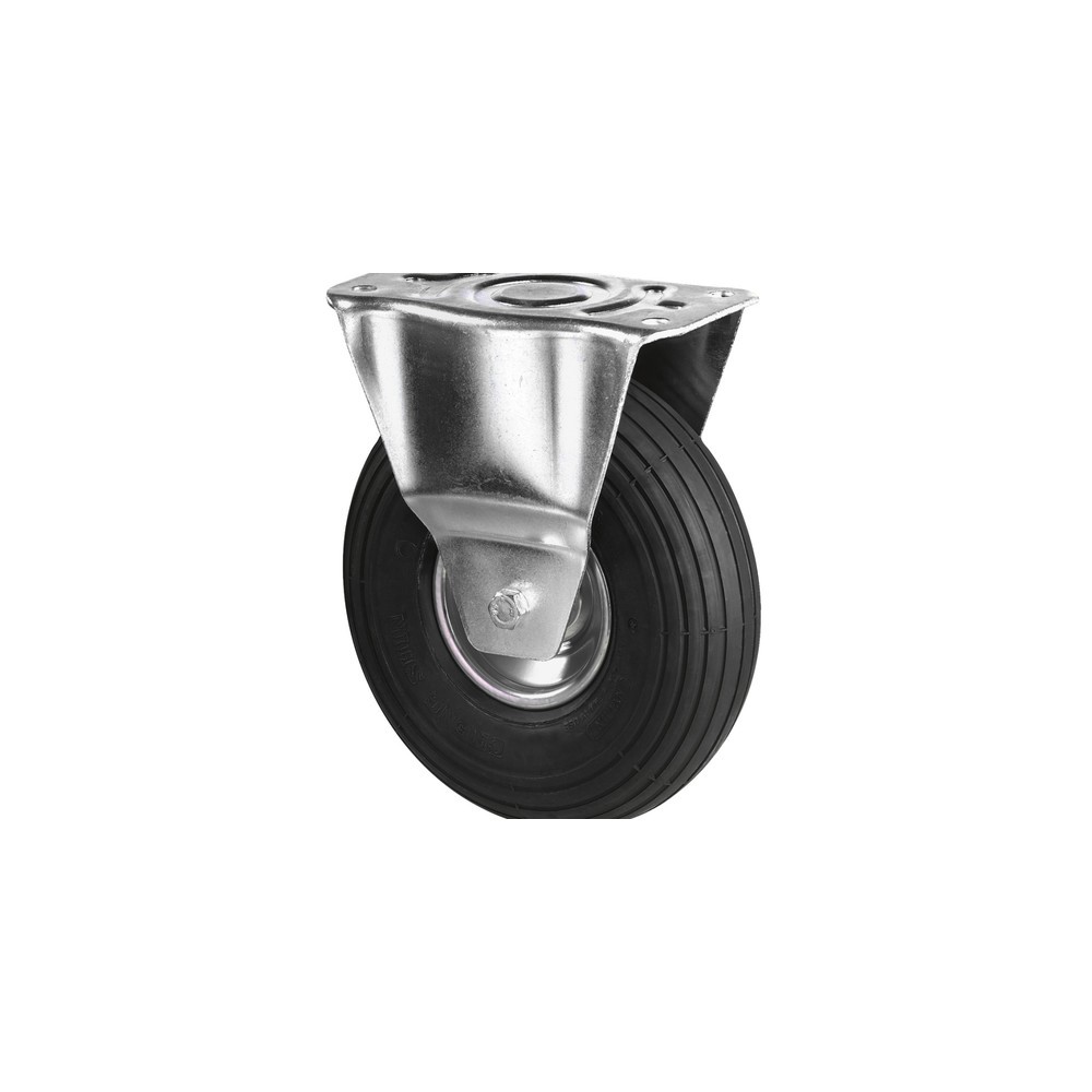 Immagine del prodotto: Pneumatico, rullo fisso, profilo scanalato, cuscinetto a rulli, Ø x larghezza 200 x 50 mm, portata 75 kg