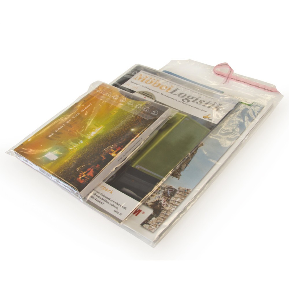 Illustration du produit: Enveloppe en aluminium, PEBD, transparent, 70 µ, Lxl 220 x 165 mm, pour DIN A5