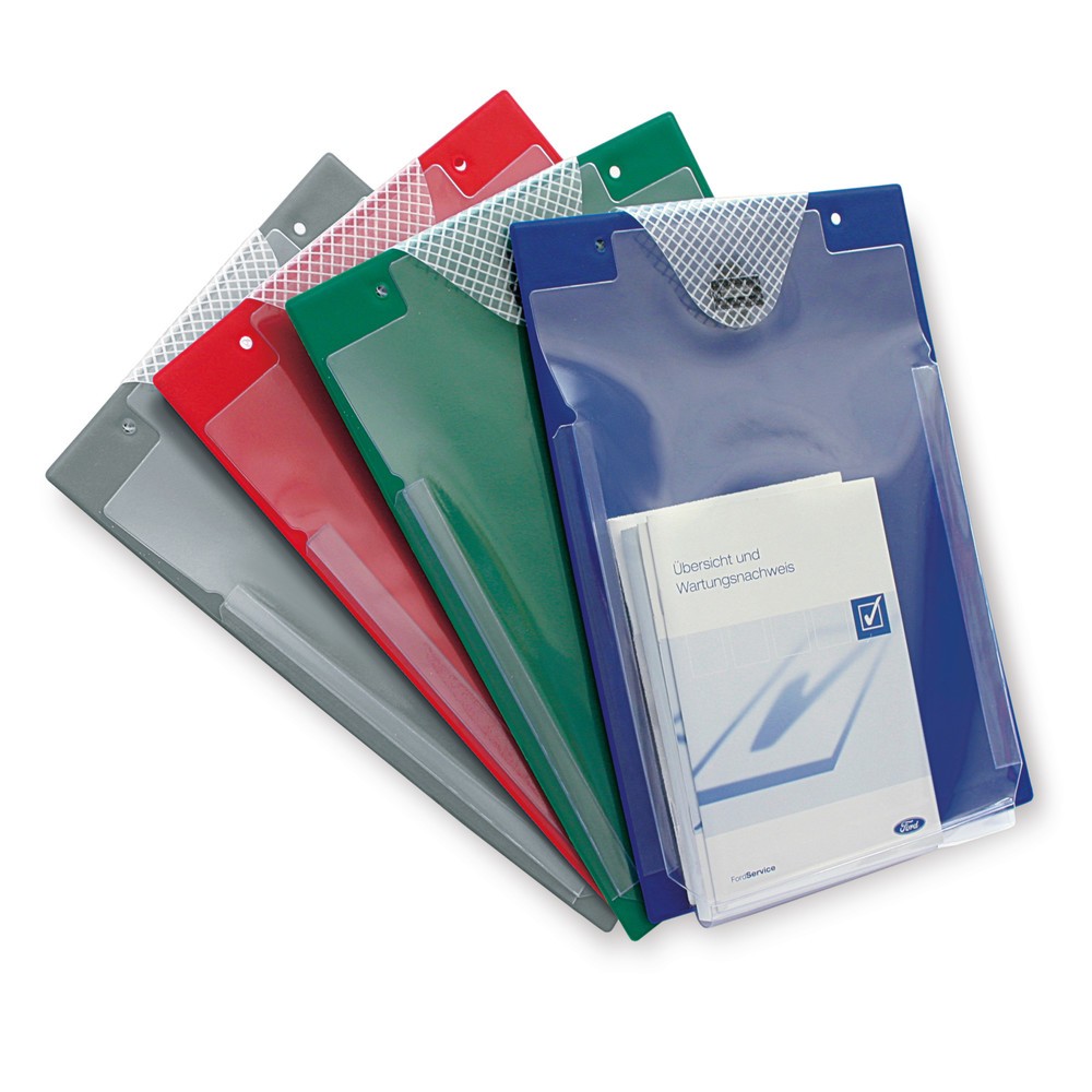 Illustration du produit: Pochettes de commande pour planificateur d’atelier, extra large, rouge