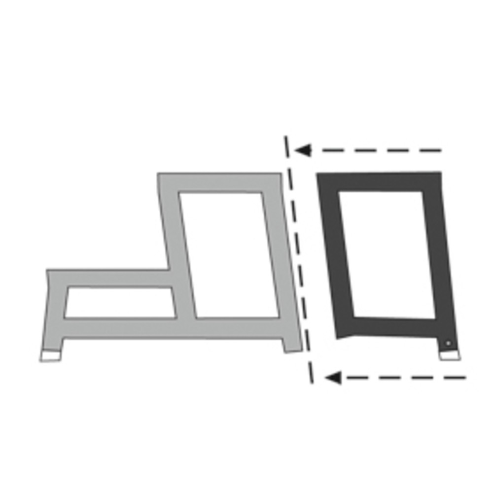 N° de l'image du produit 2 : Podium de travail ZARGES, module B, hauteur de travail 400 mm