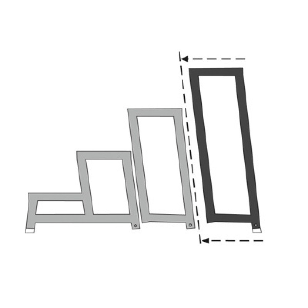 N° de l'image du produit 4 : Podium de travail GAZES, module D, hauteur de travail 800 mm