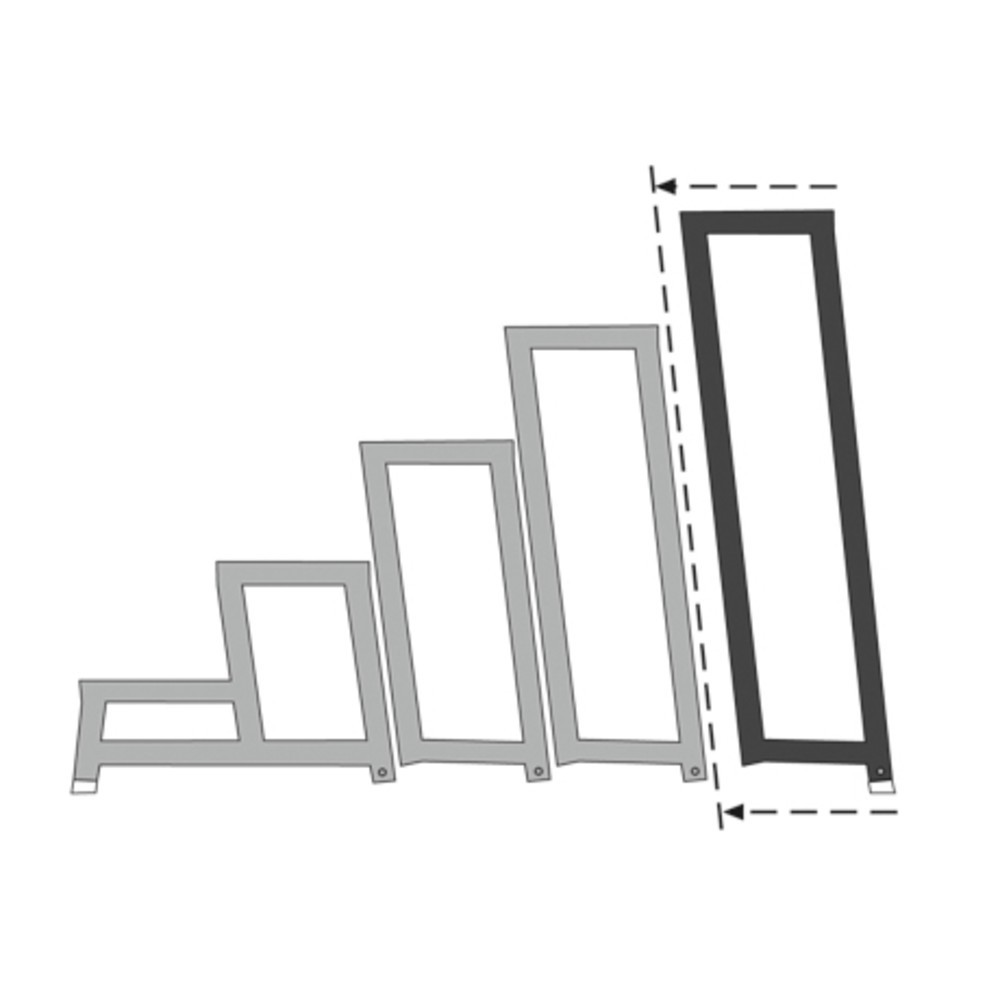N° de l'image du produit 3 : Podium de travail ZARGES, module E, hauteur de travail 990 mm