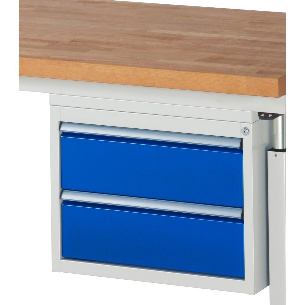 Obrázok výrobku: Podstavný kontajner RAU adlatus, v × š × h 440 × 580 × 650 mm, 2 zásuv. 2 × 180 mm