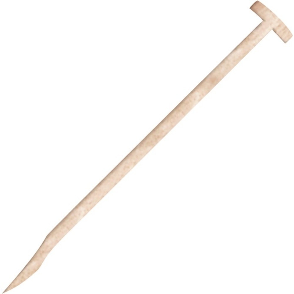 Illustration du produit: Manche de bêche DIN 20152 longueur 1050 mm D. 41 mm frêne bouton, double cintrag