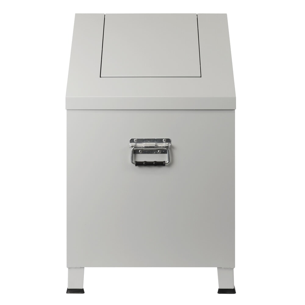 Zdjęcie produktu nr 7: Pojemnik na czyściwo HEMMDAL , wys. x szer. x gł. 680 x 400 x 400 mm, jasnoszary