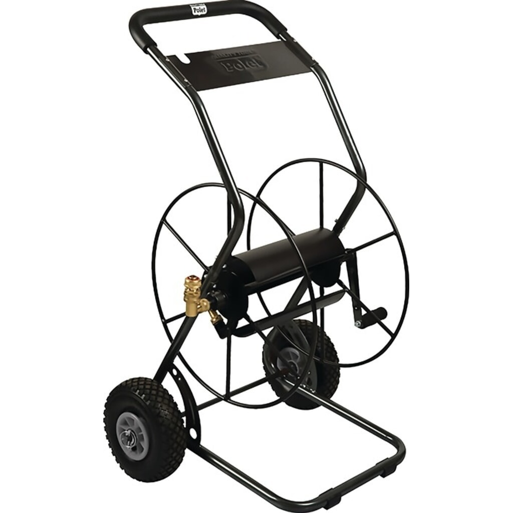 POLET Schlauchwagen 85M, pulv. Stahl, Anschlussgewinde 26,44 mm 3/4 ″ Produktabbildung: POLET Schlauchwagen 85M, pulv. Stahl, Anschlussgewinde 26,44 mm 3/4 ″