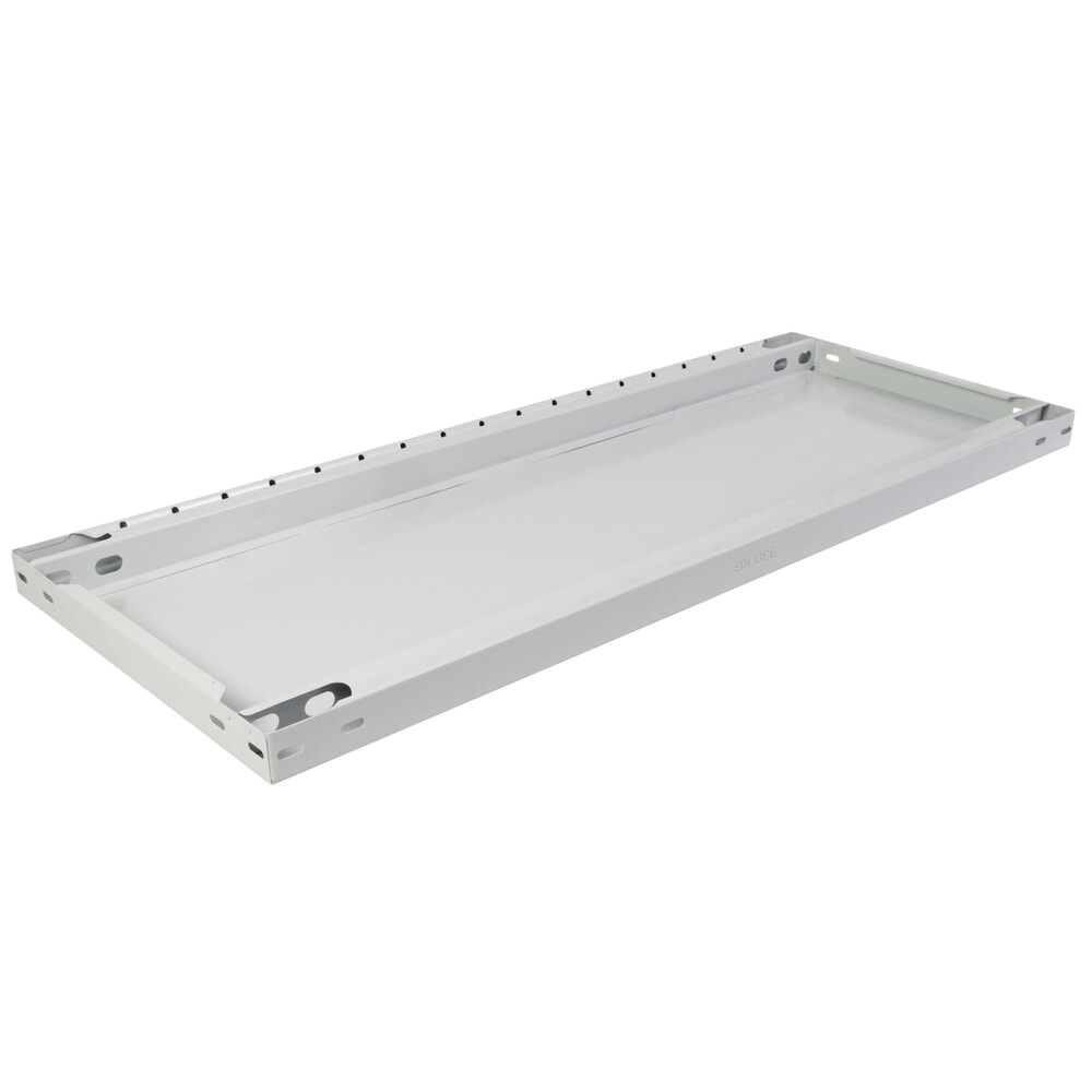 Číslo obrázku produktu 2: Police MULTIplus330 pro policový regál SCHULTE, nosnost police 330 kg, šeď světlá, ŠxH 1000 x 400 mm