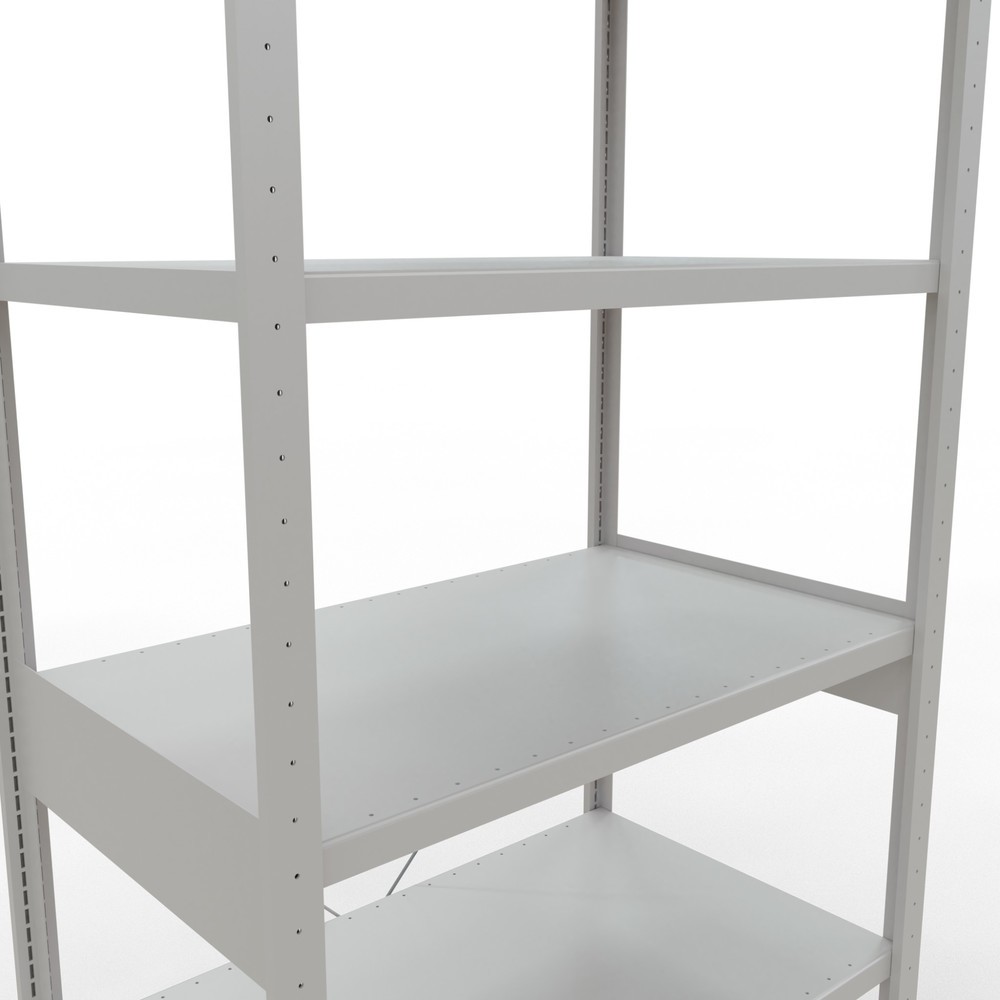 Číslo obrázku produktu 5: Policový regál SCHULTE, šeď světlá, nosnost police 330 kg, VxŠxH 2500 x 1 060 x 636 mm