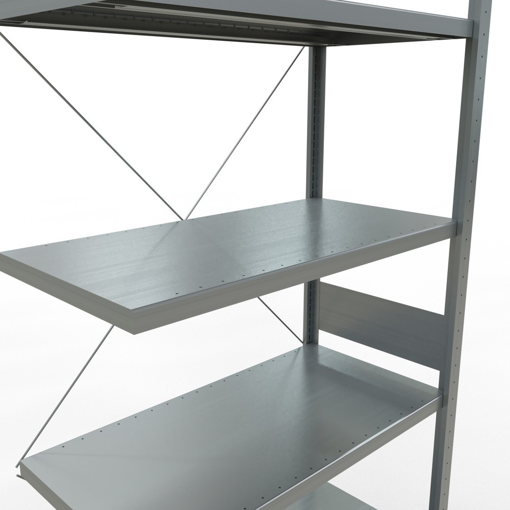 Číslo obrázka výrobku 5: policový regál SCHULTE Plug-in Montážny prídavné pole nosnosť regálu 330 kg Galvanizované V x Š x H 3,000 x 1 000 x 500 mm