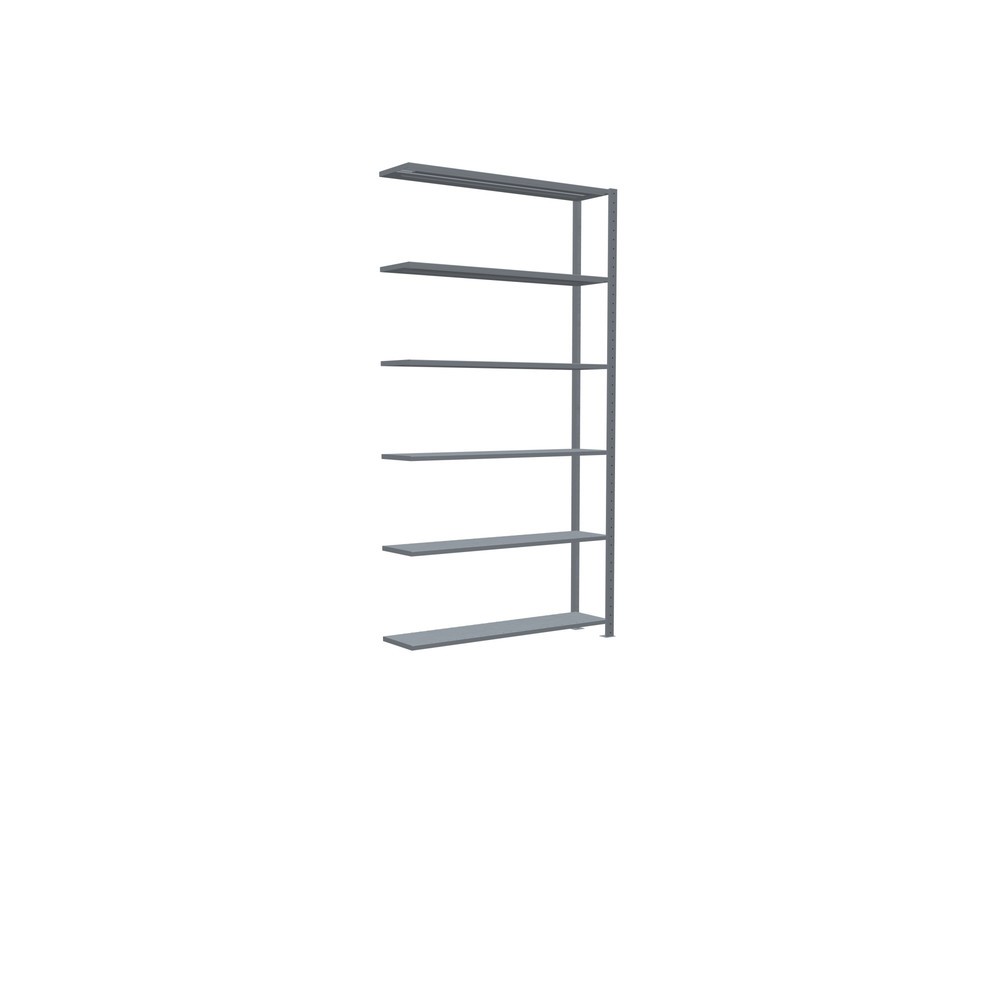 Číslo obrázka výrobku 2: policový regál SCHULTE bezskrutkový systém prídavná nosnosť regálu 150 kg Galvanizované V x Š x H 2 500 x 1 300 x 300 mm