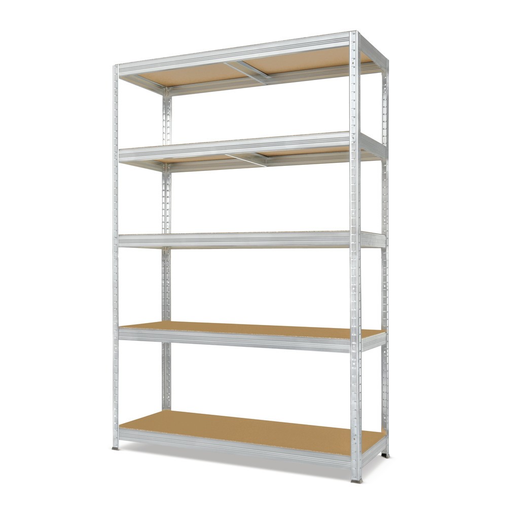 Obrázek produktu: Policový regál Steinbock®, typ M, pozink, nosnost police 150 kg, VxŠxH 1800 x 1200 x 450 mm