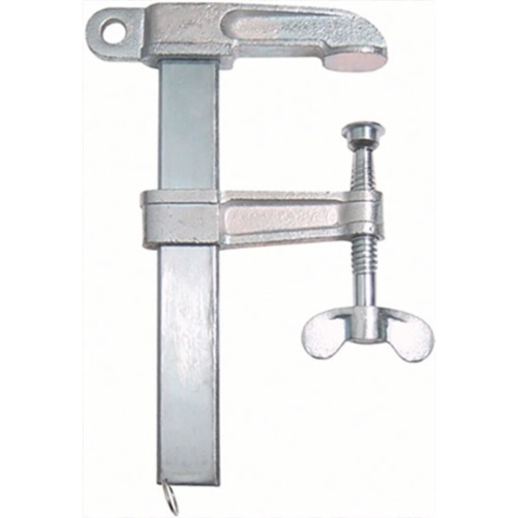 Polschweißzwinge 400 A 160mm m.Flügelmutter SCHMICO Produktabbildung: Polschweißzwinge 400 A 160mm m.Flügelmutter SCHMICO