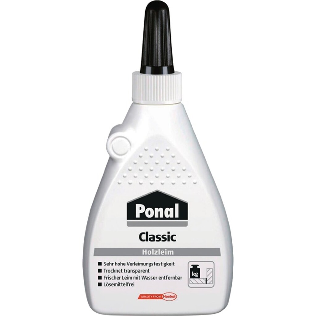 PONAL Holzleim Classic 225g EN 204: D1,D2 Flasche Produktabbildung Nr. 1: PONAL Holzleim Classic 225g EN 204: D1,D2 Flasche