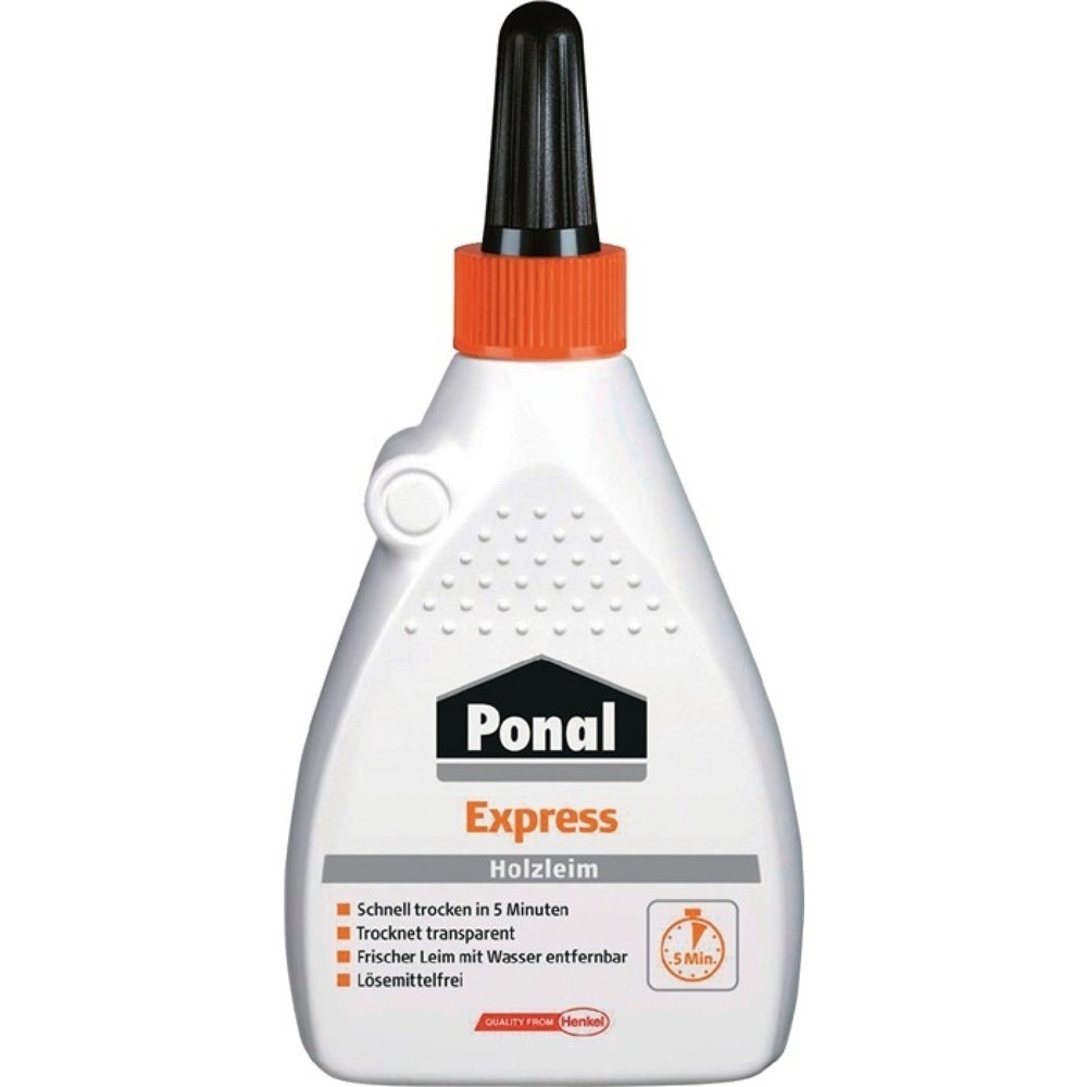 Produktabbildung: PONAL Holzleim Express 225g EN 204: D1,D2 Flasche
