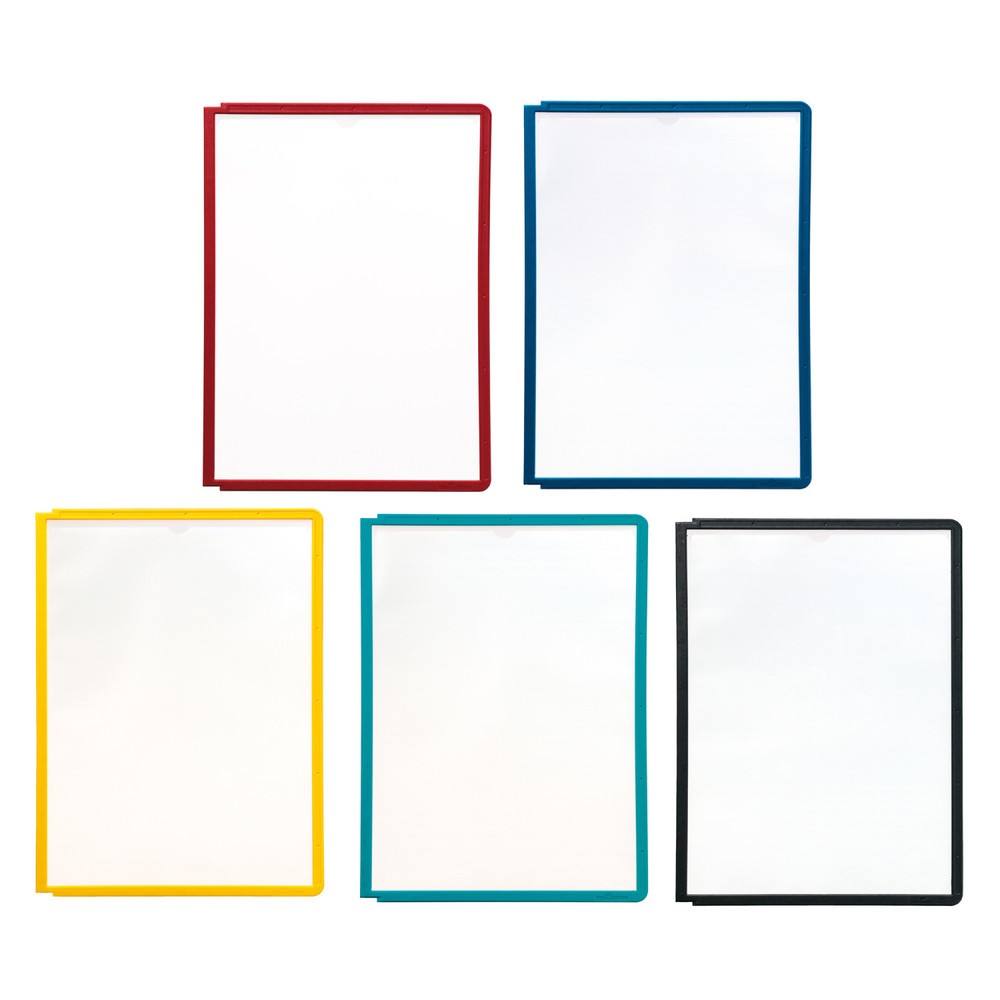 Imagen del producto: Portahojas transparentes Vario®, juego de 10, rojo