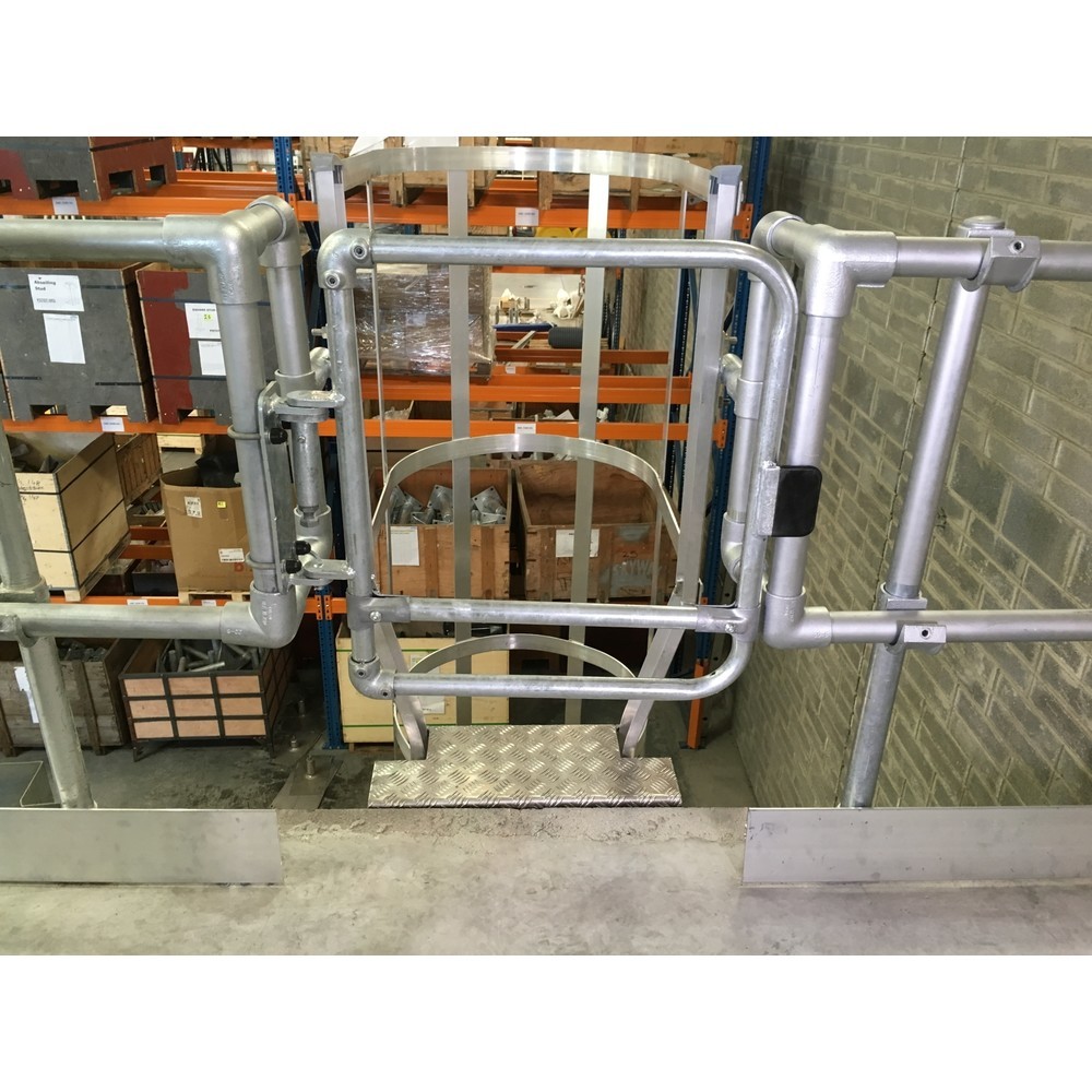 N° de l'image du produit 2 : Porte de sécurité KeeGate®, fermeture automatique, largeur max. 1.000 mm, galvanisée à chaud