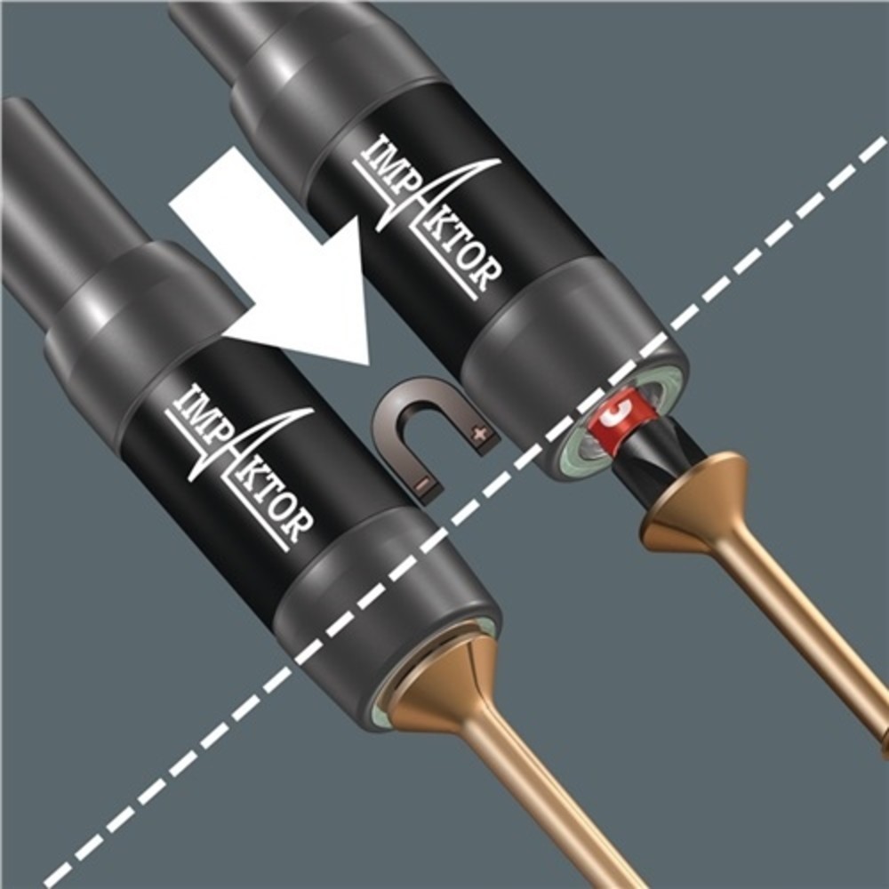 N° de l'image du produit 2 : Porte-embout 897/4 IMP R pour 1/4 po. embouts C 6,3 L. 75 mm avec aimant annulai