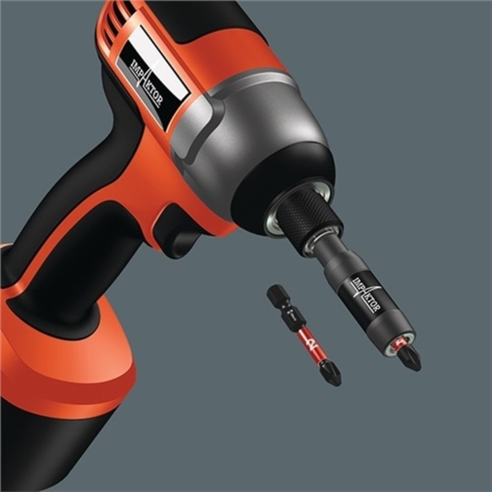 N° de l'image du produit 3 : Porte-embout 897/4 IMP R pour 1/4 po. embouts C 6,3 L. 75 mm avec aimant annulai