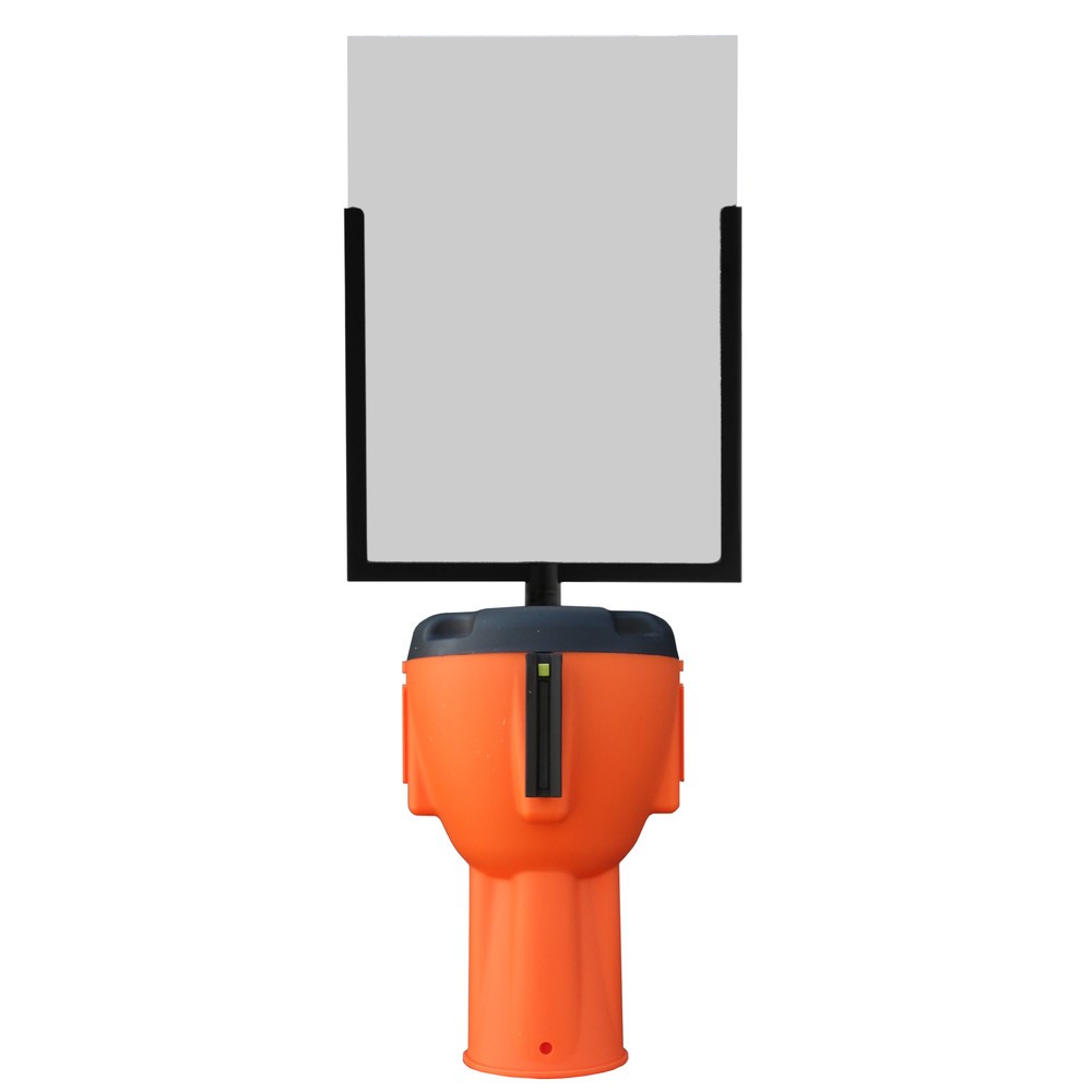 N° de l'image du produit 2 : Porte-panneau SK 950 pour réhausseur de cône de signalisation RS-GUIDESYSTEMS® SK 900, DIN A4 format portrait