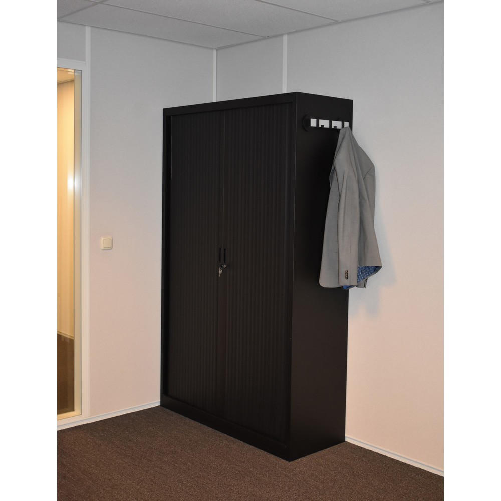 N° de l'image du produit 2 : Portemanteau mural, magnétique, 3 crochets, noir, gris aluminium
