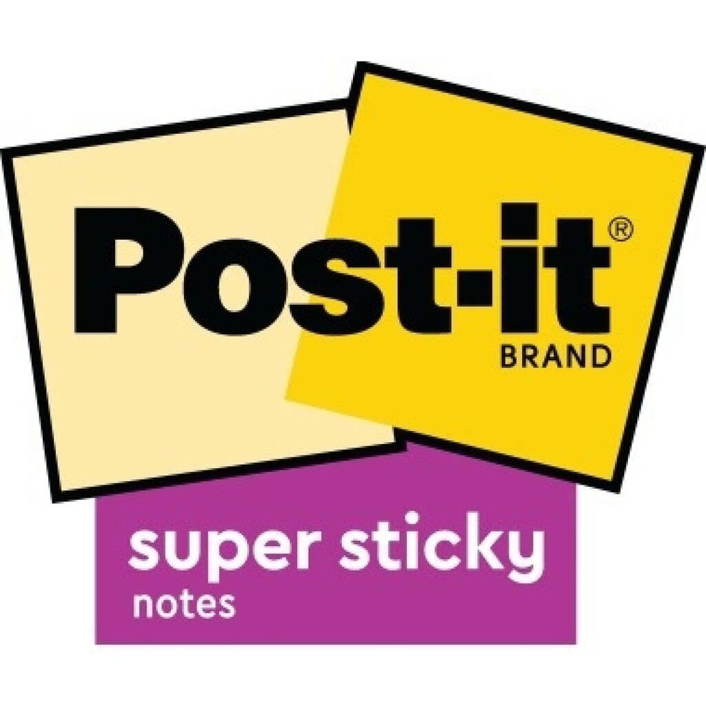 Post-it Haftnotiz Super Sticky 6546SEB 76x76mm 90Blatt ultrablau Produktabbildung Nr. 2: Post-it Haftnotiz Super Sticky 6546SEB 76x76mm 90Blatt ultrablau