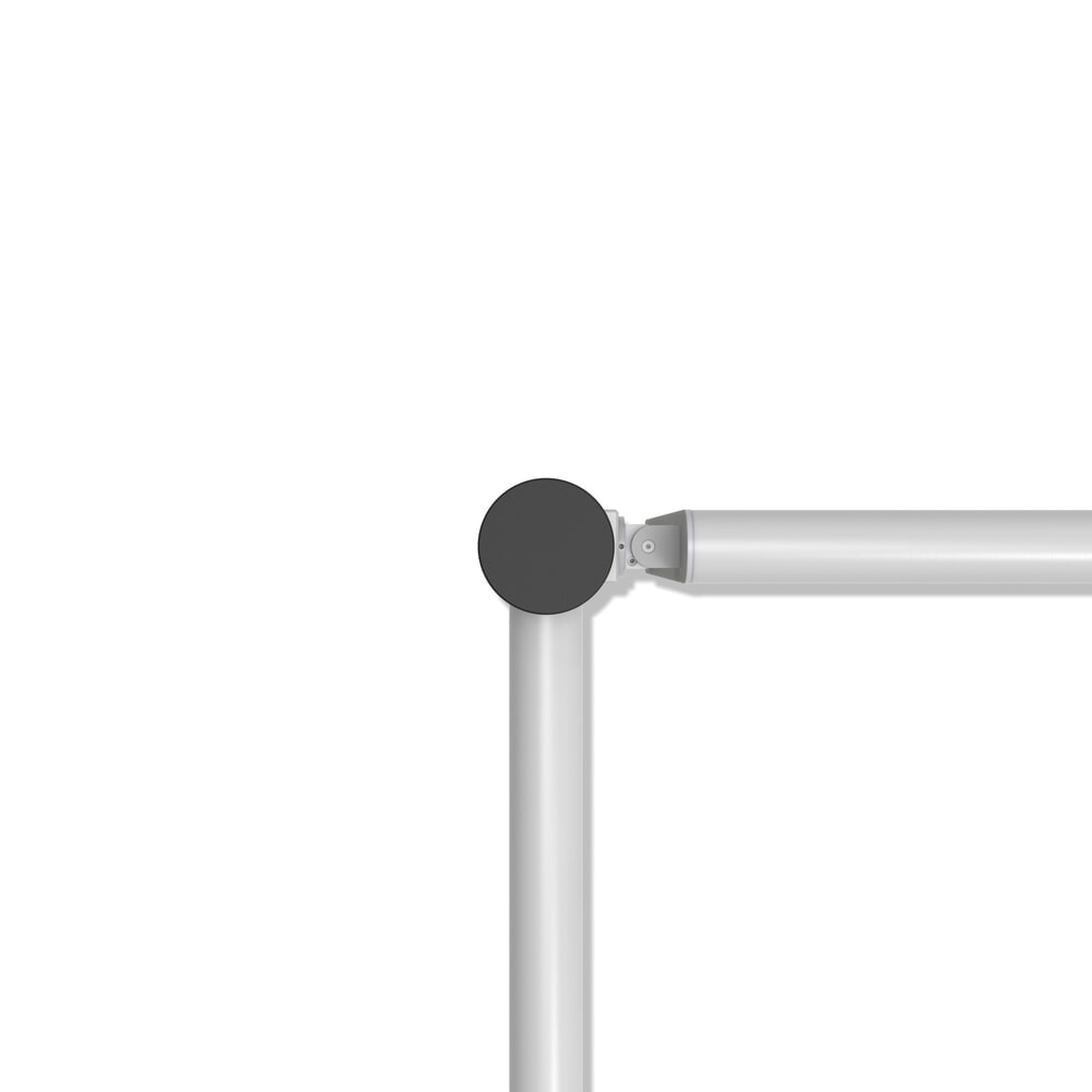 Número de imagen del producto 10: poste de puerta batiente para rieles de seguridad «Delta», Ø 110 mm, altura 1200 mm, 90°, derecha