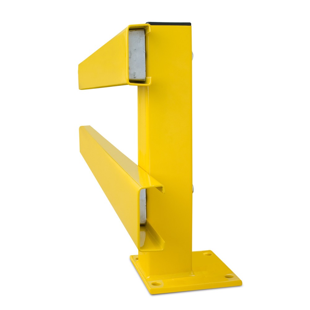 N° de l'image du produit 7 : Poteau pour glissière de protection à profilé en C, pour l’intérieur, hauteur 465 mm