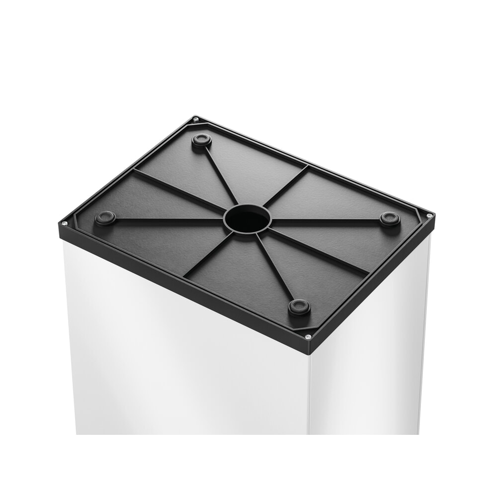 N° de l'image du produit 3 : Poubelle Hailo Big-Box Swing, 40 litres, blanc