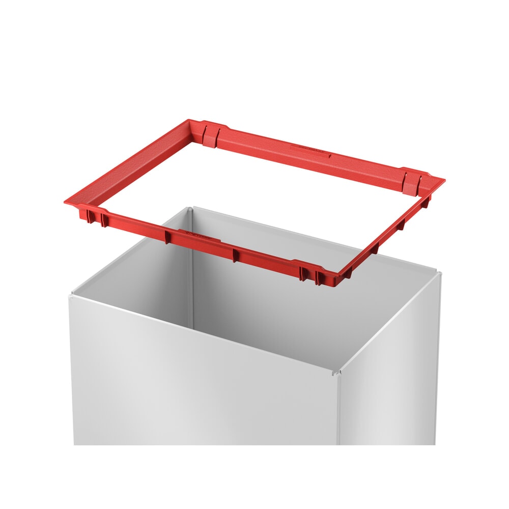 N° de l'image du produit 4 : Poubelle Hailo Big-Box Swing, 40 litres, blanc