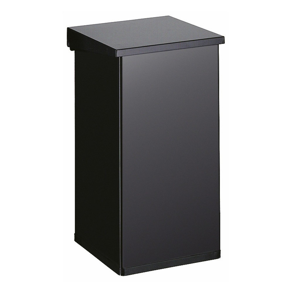 Illustration du produit: Poubelle Lift CARRO avec système d’amortissement, 55 litres, en aluminium, noir