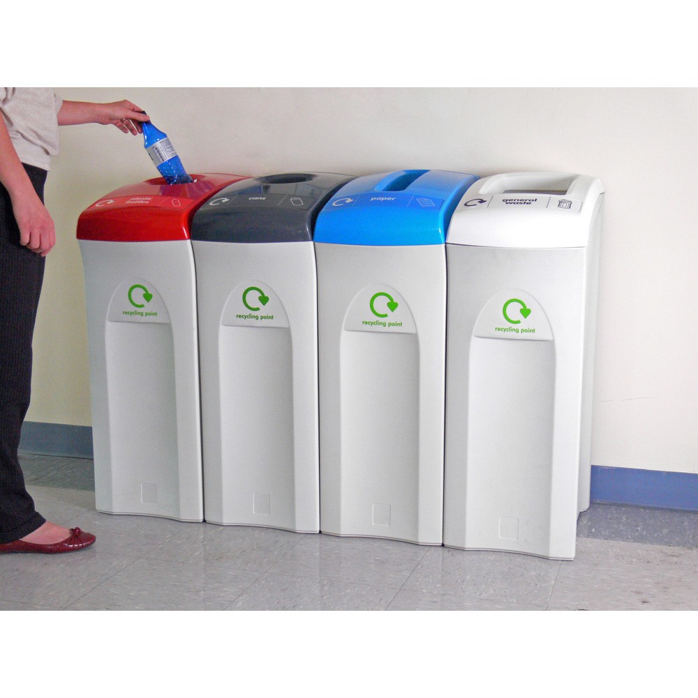N° de l'image du produit 4 : Poubelle Midi ENVIROBIN, 82 litres, gris