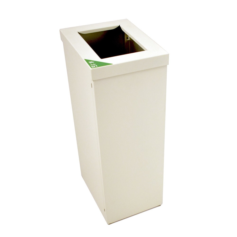 N° de l'image du produit 2 : Poubelle RecycloFlex, 60 litres, blanc