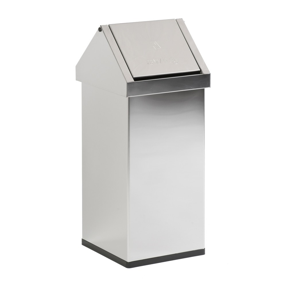 Illustration du produit: Poubelle Swing CARRO, 55 litres, en acier inoxydable
