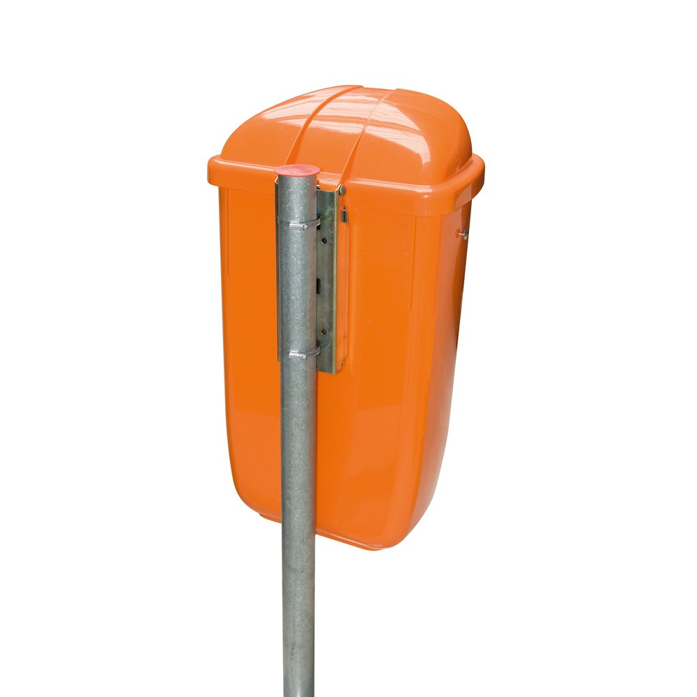 N° de l'image du produit 2 : Poubelle d’extérieur, plastique, 50 litres, verte