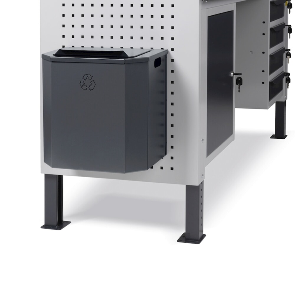 N° de l'image du produit 3 : Poubelle Fami 30 litres HxLxP 394 x 388 x 278 mm