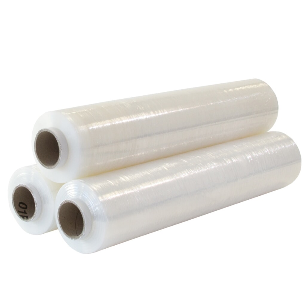 Power-Handstretchfolie, BxL 500 mm x 500 m, Stärke 12 µm, extra stabil Produktabbildung: Power-Handstretchfolie, BxL 500 mm x 500 m, Stärke 12 µm, extra stabil