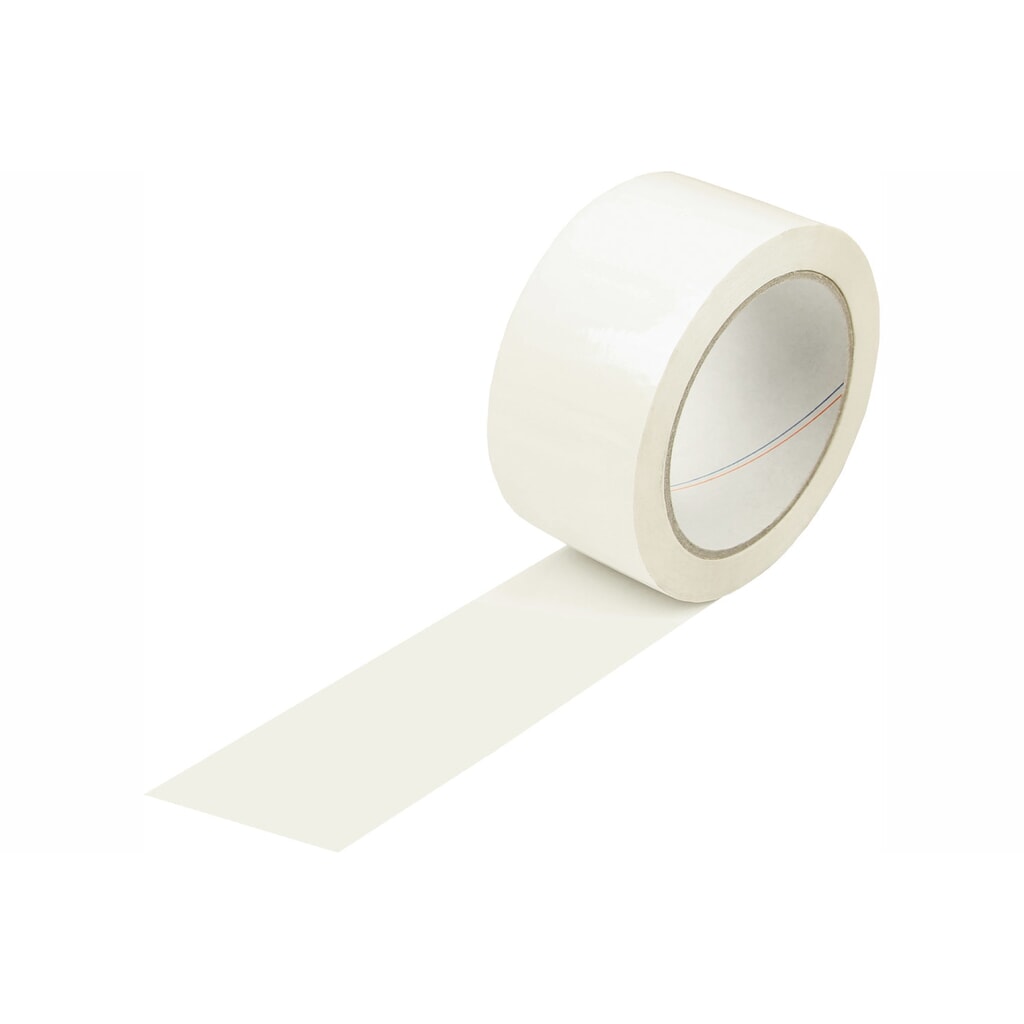 PP-Klebeband, 50 mm breit x 66 lfm, Stärke 57 µ, leise, weiß, monta 315 Produktabbildung: PP-Klebeband, 50 mm breit x 66 lfm, Stärke 57 µ, leise, weiß, monta 315