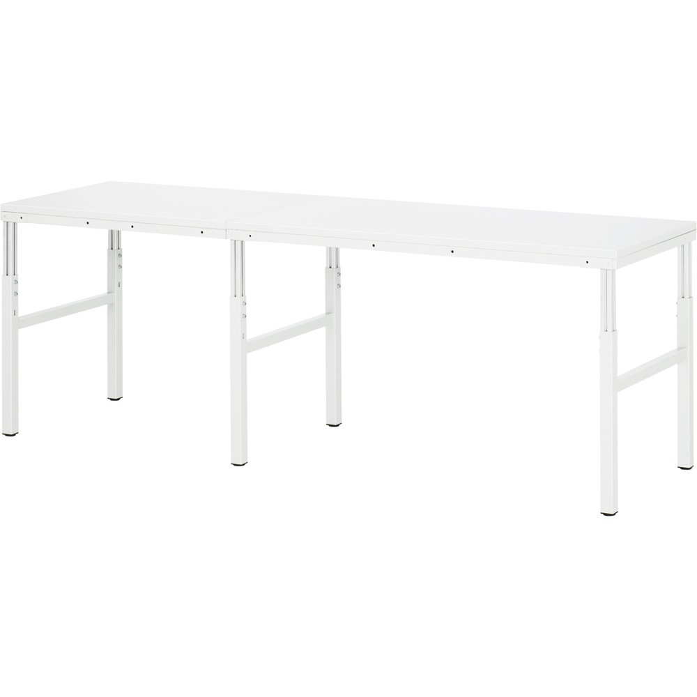 Číslo obrázku produktu 3: Pracovní stůl RAU řada E, VxŠxH 650-1000 x 700 x 500 mm, pracovní deska s melaminovým povrchem