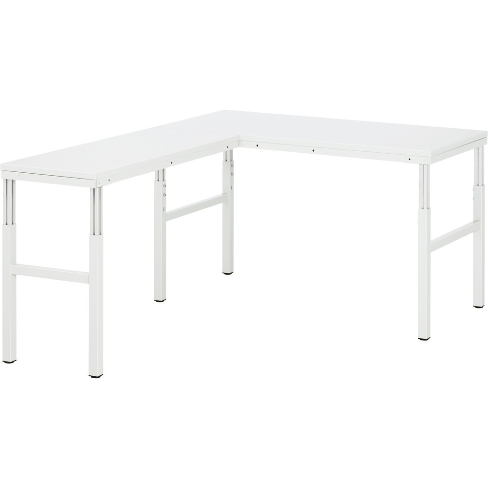 Číslo obrázku produktu 4: Pracovní stůl RAU řada E, VxŠxH 650-1000 x 700 x 500 mm, pracovní deska s melaminovým povrchem