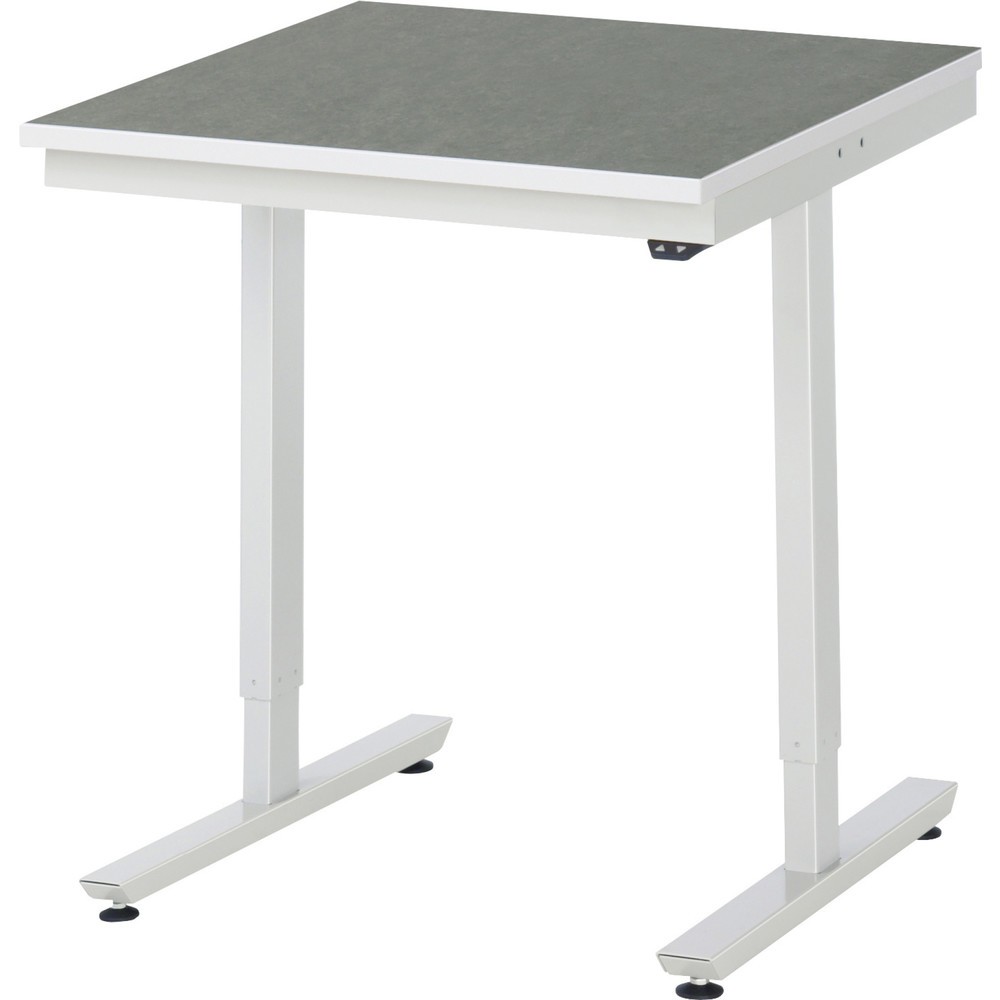 Obrázek produktu: Pracovní stůl RAU s elektrickým nastavením výšky, řada adlatus 300, VxŠxH 720-1120 x 750 x 800 mm,