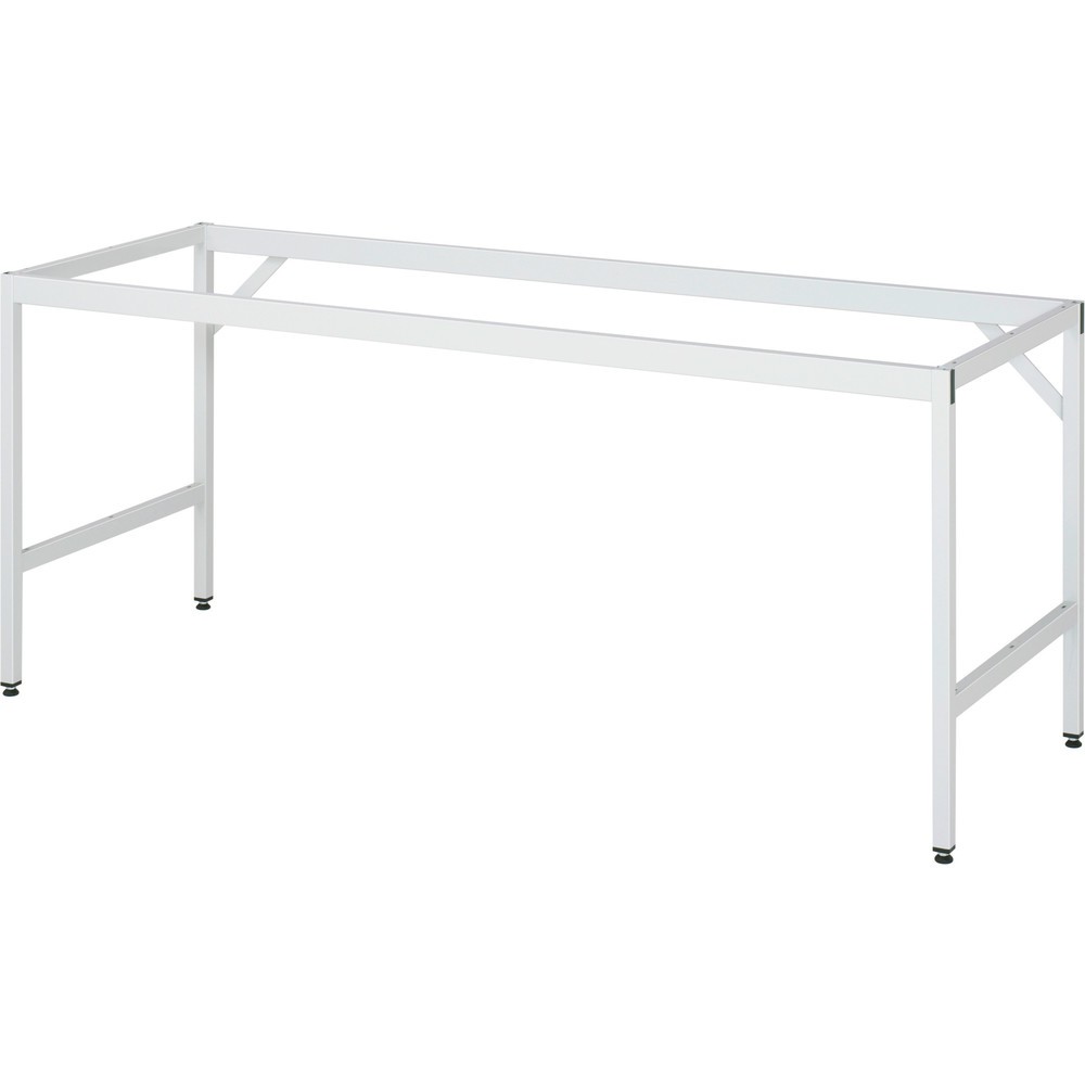 Číslo obrázku produktu 3: Pracovní stůl RAU ve výškově nastavitelném provedení, řada JERRY, VxŠxH 800-850 x 2 500 x 1000 mm, pracovní deska s povrchem z nerezové oceli